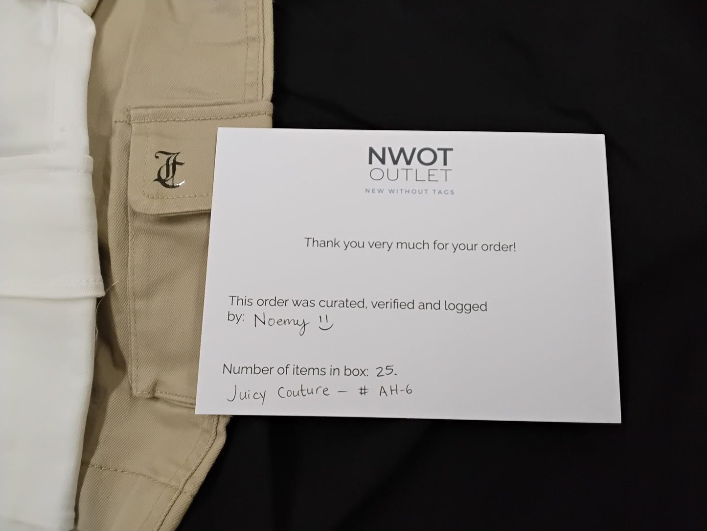 JUICY COUTURE | Women's Assorted Apparel | BRANDED BOX | NWT | 25 Pieces | Small Box #AH-6