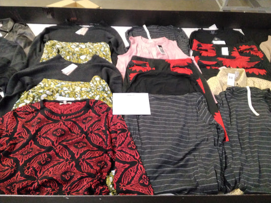 LUXURY MIXED BRANDS | Women's Assorted Apparel | BRANDED BOX | Shelf-Pulls/Returns | 25 Pieces | Small Box #AK-19