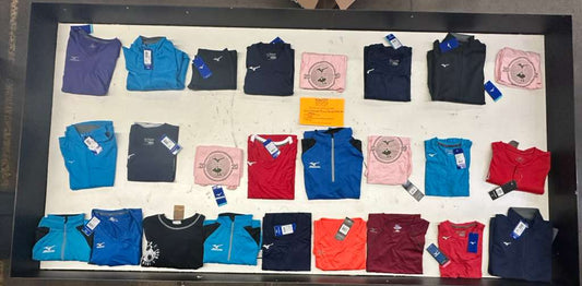 LA Brands | Mizuno | Assorted Athletic Apparel | 25 Pieces | Small Box #SMA-68