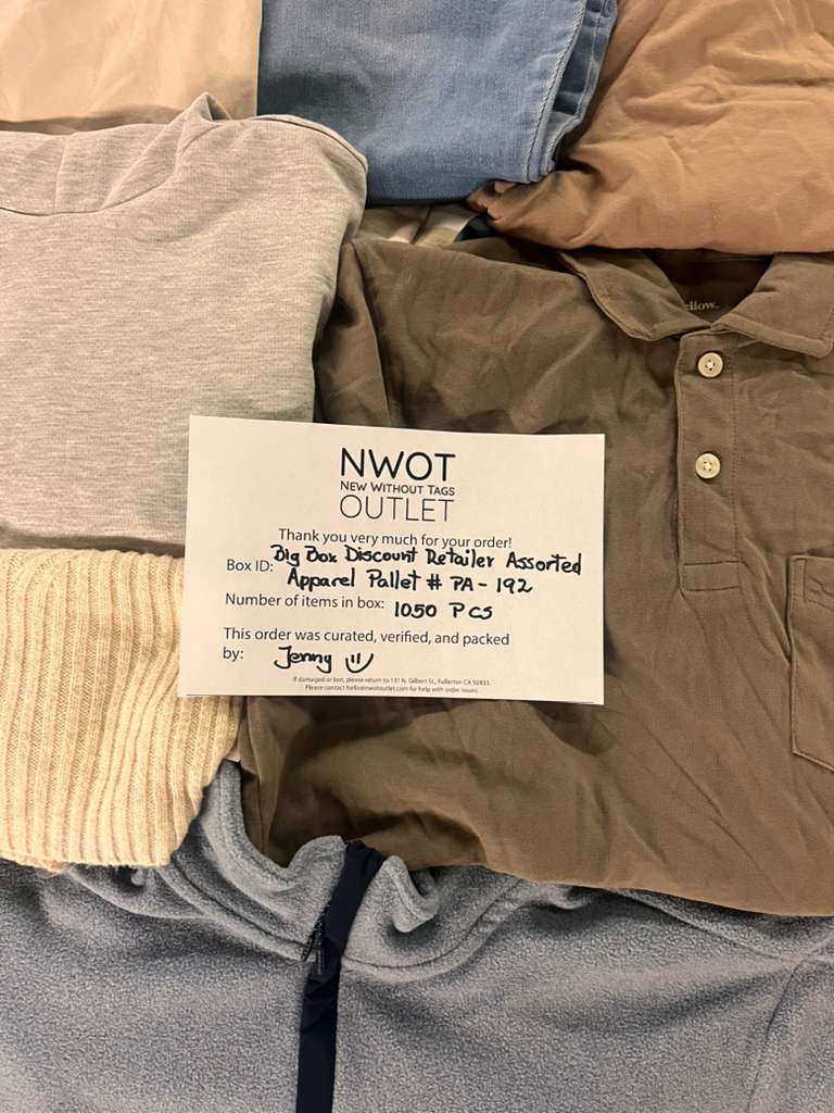 Target | Assorted Apparel | 1050 Pieces | New & Returns | Pallet #PA-192