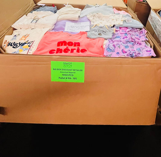Target | Assorted Apparel | 1050 Pieces | Shelf Pulls & Returns | Pallet #PA-195