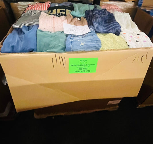 Target | Assorted Apparel | 950 Pieces | Shelf Pulls & Returns| Pallet #PA-200