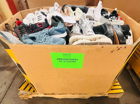 Amazon Brand Shoes | Assorted Footwear | Returns | 150 Pieces | Pallet# PS-5
