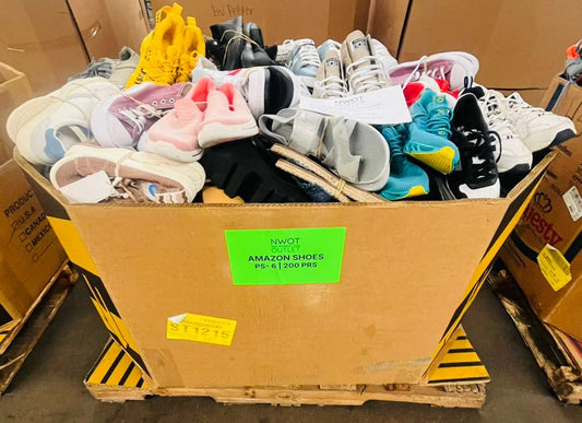 Amazon Brand Shoes | Assorted Footwear | Returns | 200 Pieces | Pallet# PS-6