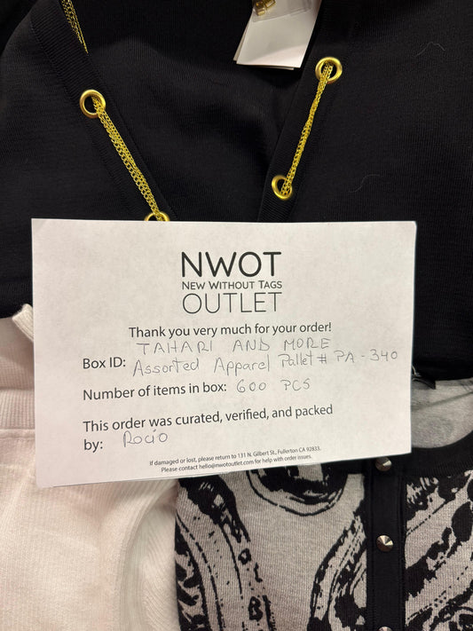 Tahari and more | Assorted Apparel | 600 Pieces | New with Tag | Pallet #PA-340