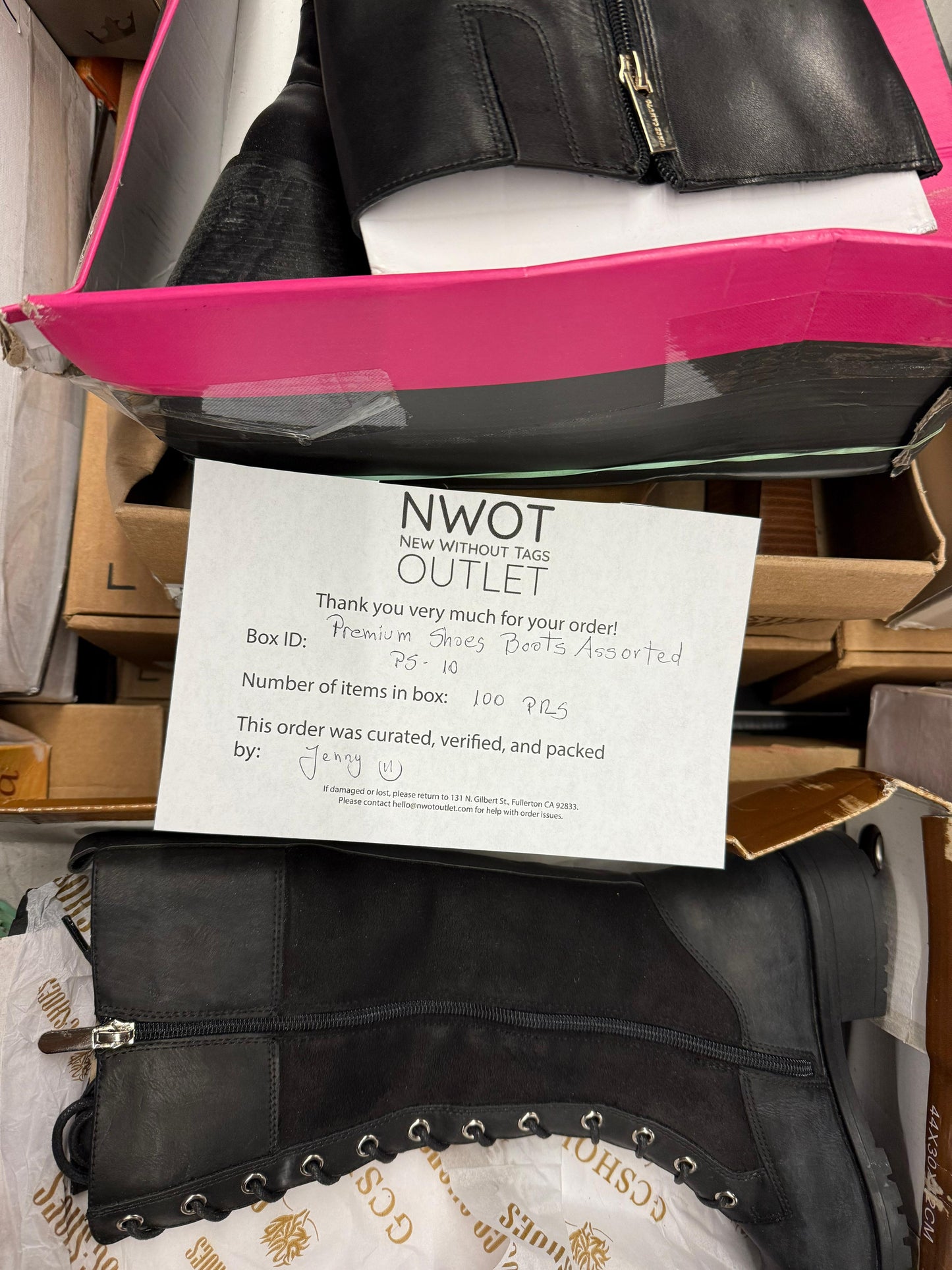 Premium Shoes | Boots Assorted | 100 pairs | Pallets # PS-10