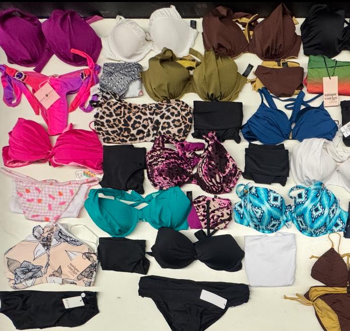Swimwear | Assorted Bikini Tops and Bikini Bottoms | 50 Pieces | Small Box # SMA-159