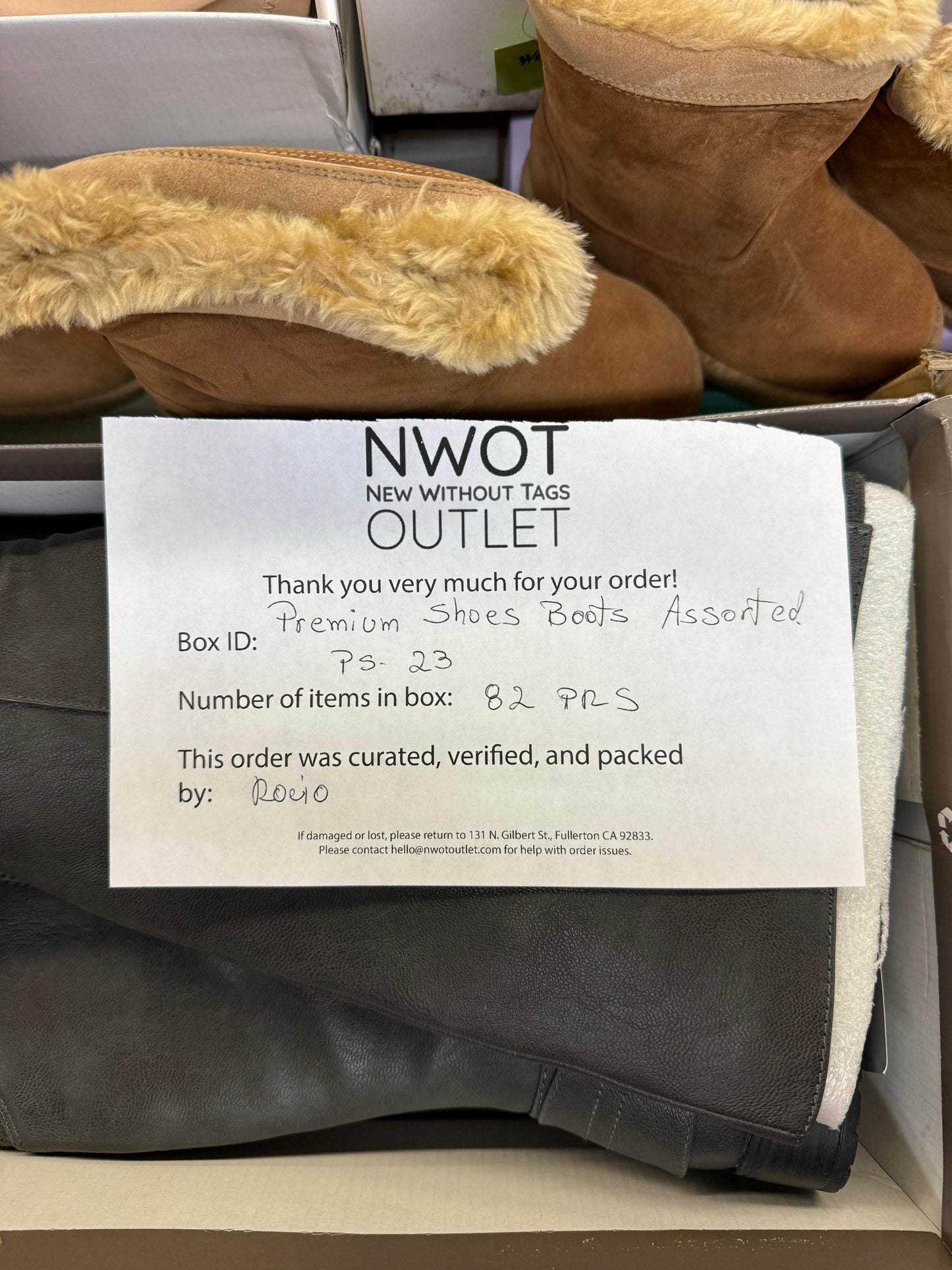 Premium Shoes | Boots Assorted | 82 pairs | Pallets # PS-23