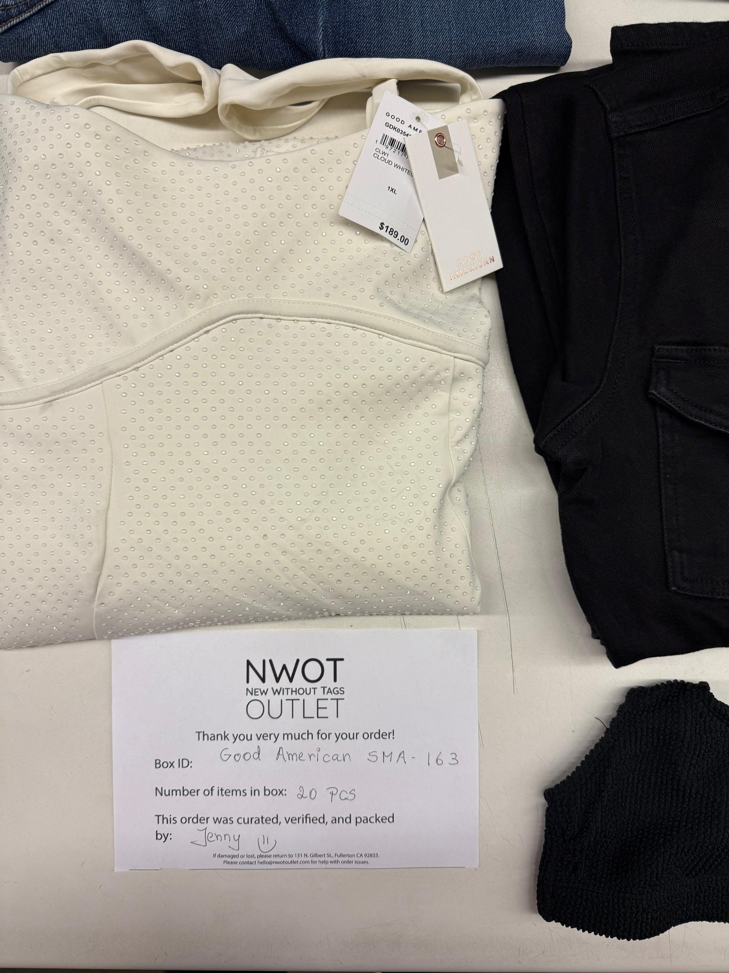 Good American | Assorted Women's Apparel | 20 Pieces | SMALL BOX # SMA-163