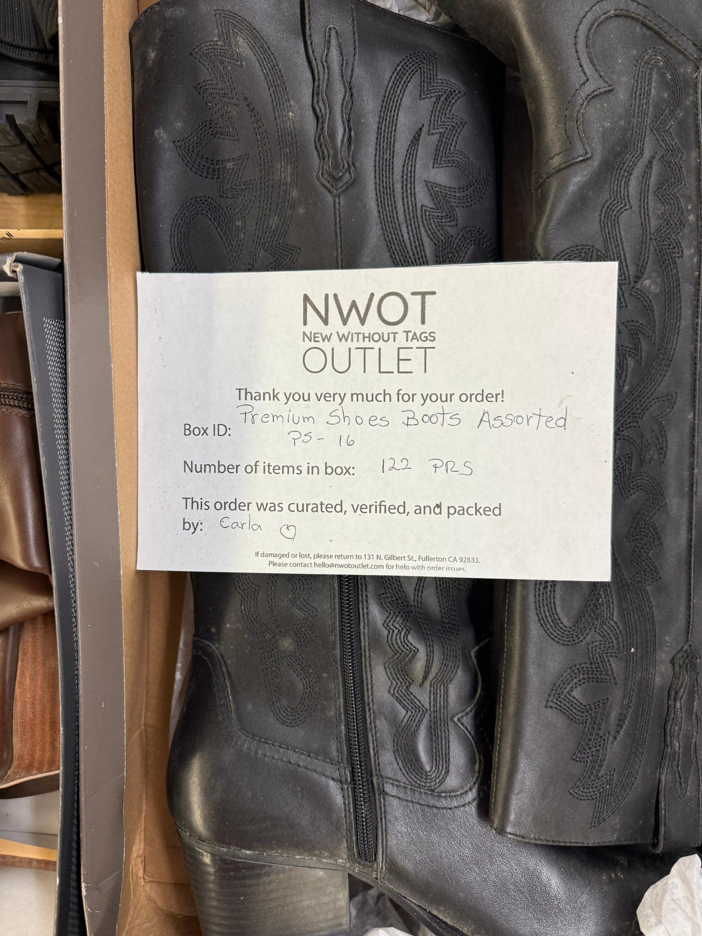 Premium Shoes | Boots Assorted | 122 pairs | Pallets # PS-16