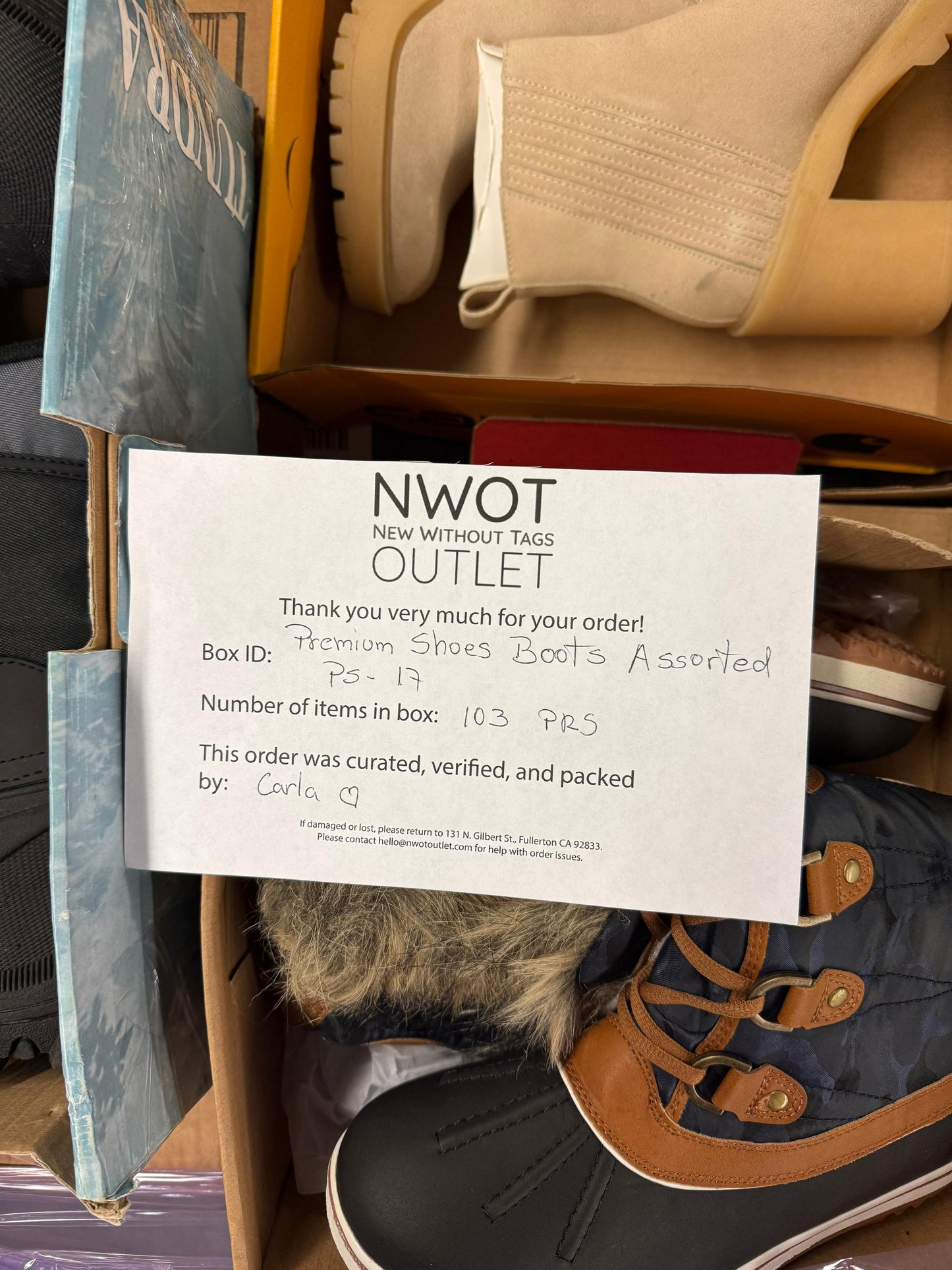 Premium Shoes | Boots Assorted | 103 pairs | Pallets # PS-17