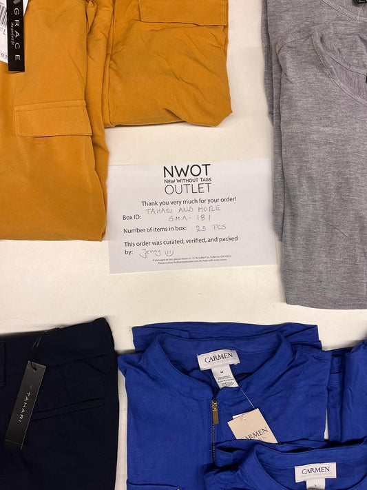 Tahari and more | Assorted Apparel | 25 Pieces | New with Tag |Small box #SMA-181