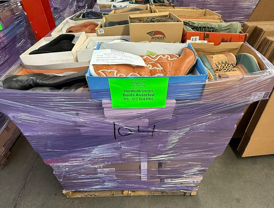 Premium Shoes | Boots Assorted | 104 pairs | Pallets # PS-31