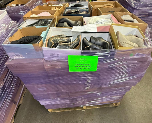 Premium Shoes | Boots Assorted | 84 pairs | Pallets # PS-33