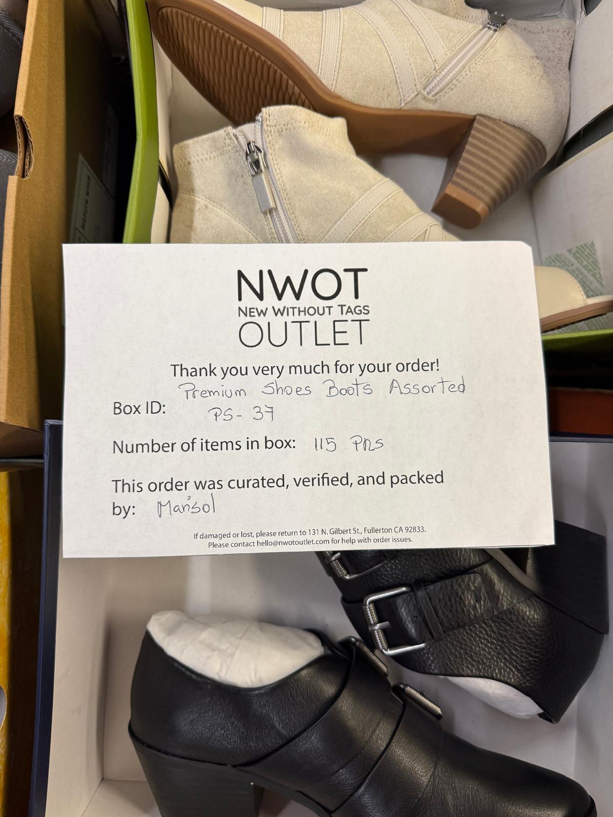 Premium Shoes | Boots Assorted | 115 pairs | Pallets # PS-37