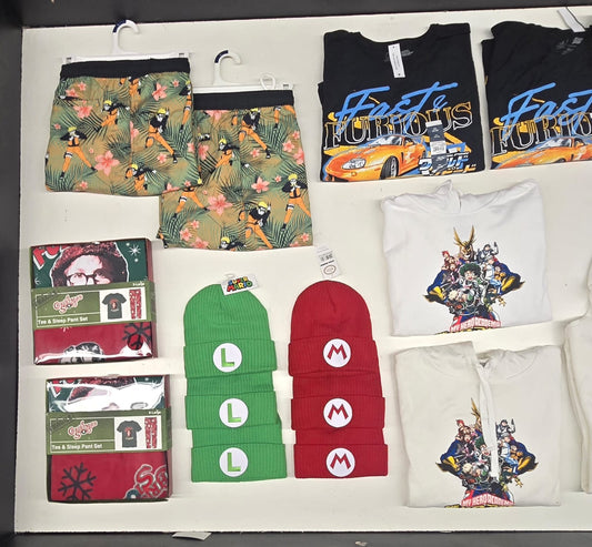 Hot Topic | Assorted Apparel and Accessories | 25 Pieces | Small Box# SMA-198