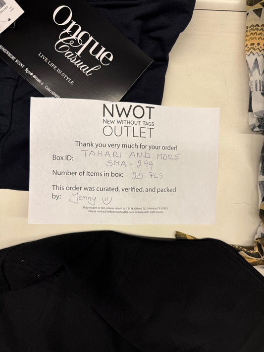 Tahari and more | Assorted Apparel | 25 Pieces | New with Tag |Small box #SMA-299