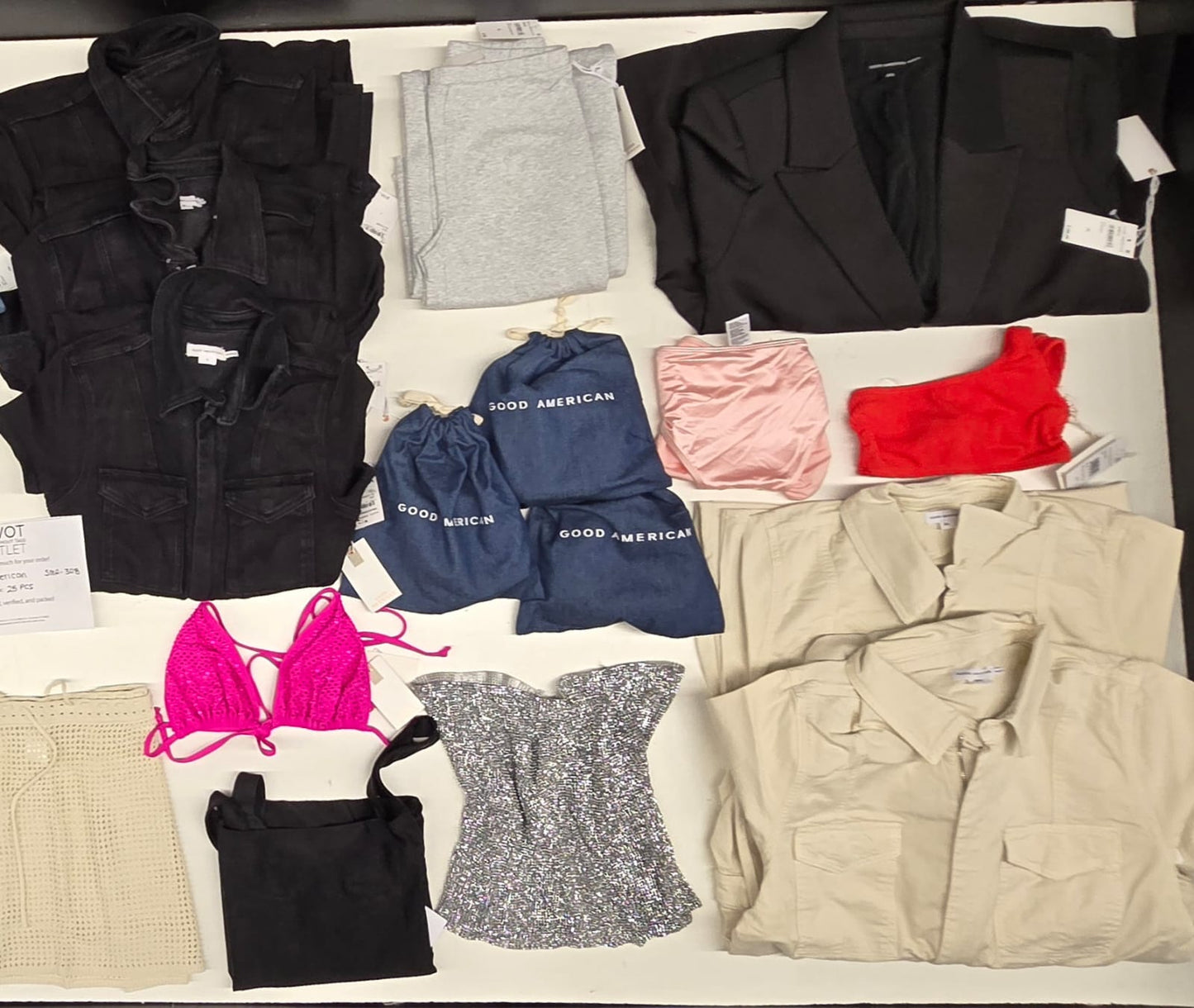 Good American | Assorted Women's Apparel | 25 Pieces | SMALL BOX # SMA-308