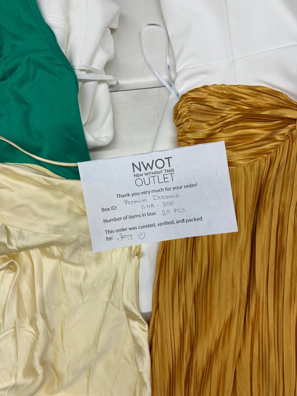 Premium Dresses | Assorted Apparel | 25 Pieces | Small box #SMA-350