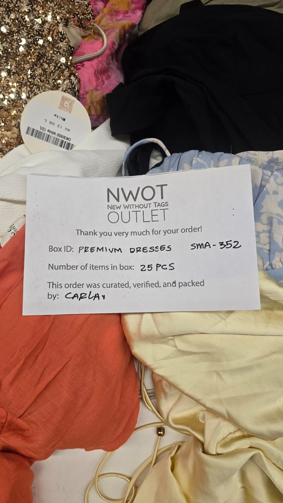 Premium Dresses | Assorted Apparel | 25 Pieces | Small box #SMA-352