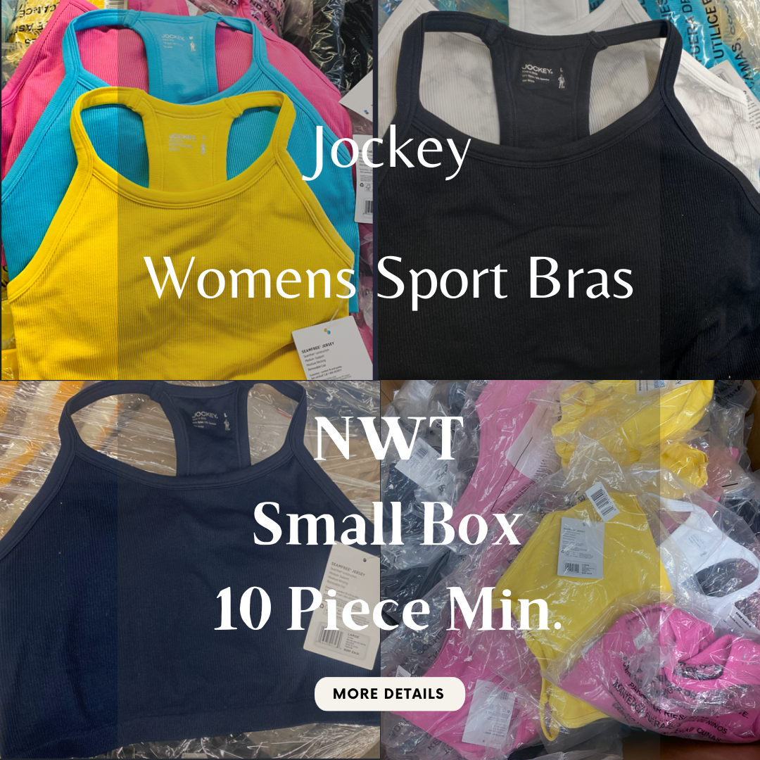 Jockey, Womens Sports Bras, NWT, Small Box