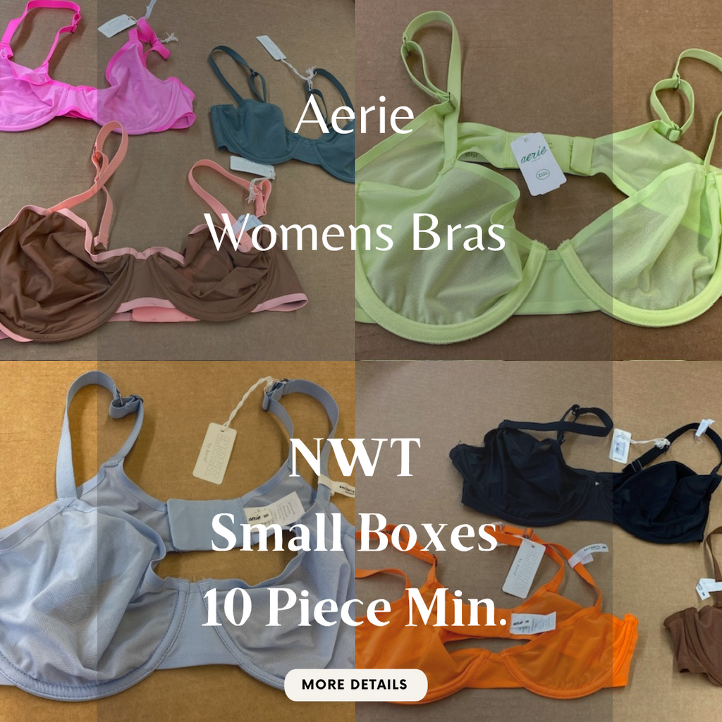 Aerie | Womens Bras | NWT | Small Box | 10 Piece Min.