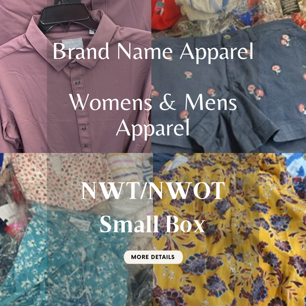 Brand Name Apparel | Womens & Mens | NWT/NWOT | Small Boxes
