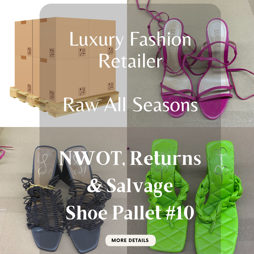 Luxury Fashion Retailer | RAW ALL SEASONS | NWOT, Returns & Salvage | Shoe Pallet #10