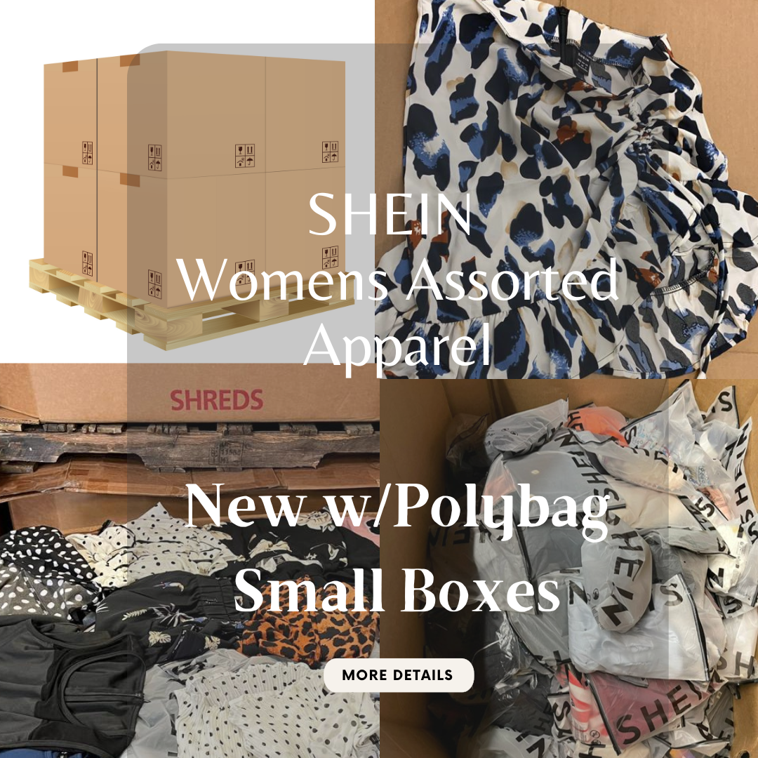 SHEIN | Assorted Women's Apparel | New w/Polybag | Small Box | 50 Piec