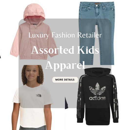 Luxury Fashion Retailer | Kid's Apparel | Assorted New Overstock | Pallets | 250 Piece Min.