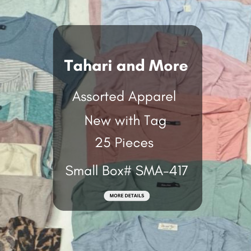 Tahari and more | Assorted  Apparel | 25 Pieces | New with Tag |Small box #SMA-417