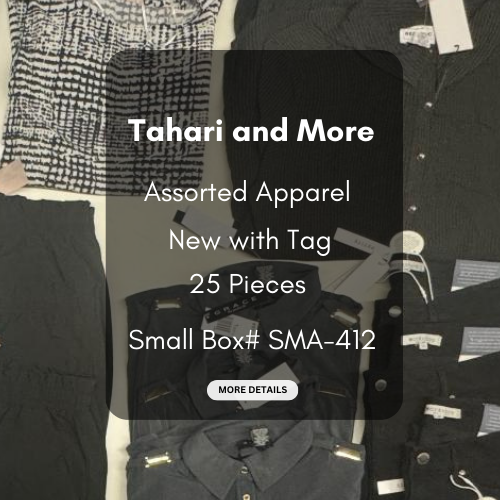 Tahari and more | Assorted  Apparel | 25 Pieces | New with Tag |Small box #SMA-412