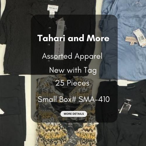 Tahari and more | Assorted  Apparel | 25 Pieces | New with Tag |Small box #SMA-410