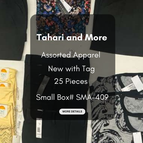 Tahari and more | Assorted  Apparel | 25 Pieces | New with Tag |Small box #SMA-409