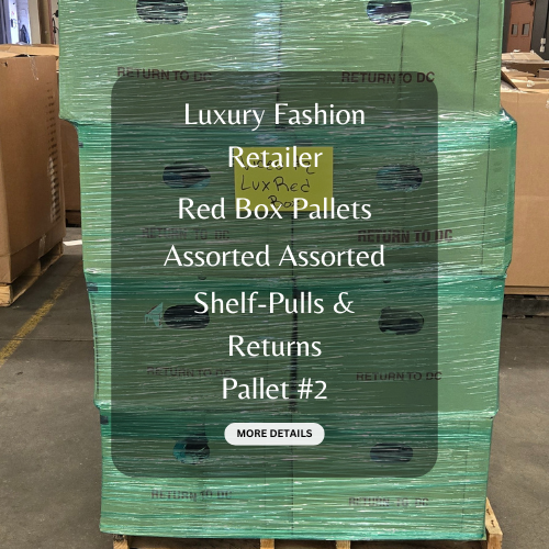 Luxury Fashion Retailer | Red Box Pallets | Assorted Assorted | Shelf Pulls & Returns | Pallet #2