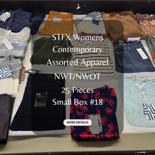 STFX Womens Contemporary | Assorted Apparel | NWT/NWOT | 25 Pieces | Small Box #18