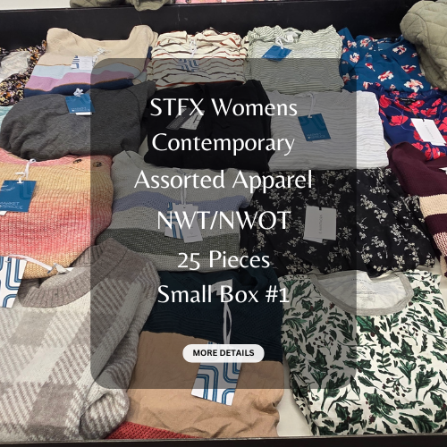 STFX Womens Contemporary | Assorted Apparel | NWT/NWOT | 25 Pieces | Small Box #1