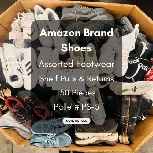 Amazon Brand Shoes | Assorted Footwear | Returns | 150 Pieces | Pallet# PS-5