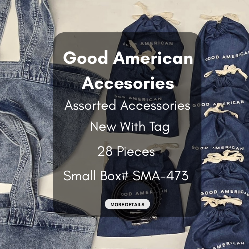 Good American Accessories | Assorted Accessories | New with Tag | 28 Pieces | Small Box# SMA-473