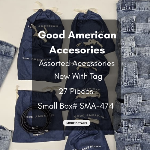 Good American Accessories | Assorted Accessories | New with Tag | 27 Pieces | Small Box# SMA-474