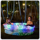 PoolCandy  | Tropical Palms Illuminated Sunning Pool |  Bluetooth Speaker | NWT | Small Box