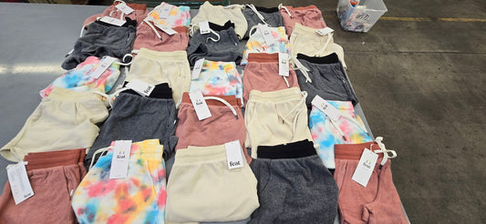 FEAT | Womens Assorted Shorts | $75+ MSRP | NWT Overstock | Small Box #5 | 25 Pieces