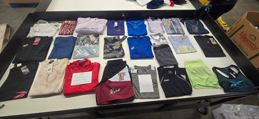 Brands Mix | Assorted Sports Clothing | $50+ MSRP | Shelf Pulls & Returns | 25 Pieces | Small Box #6