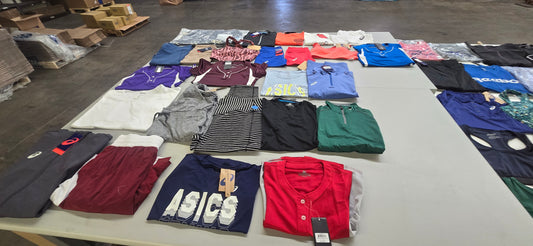 Brands Mix | Assorted Sports Clothing | $50+ MSRP | Shelf Pulls & Returns | 25 Pieces | Small Box #7