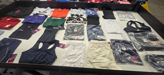 Brands Mix | Assorted Sports Clothing | $50+ MSRP | Shelf Pulls & Returns | 25 Pieces | Small Box #10