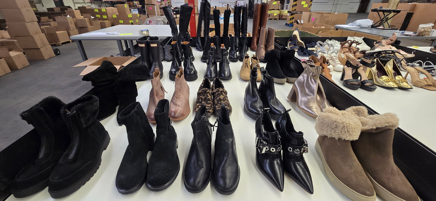 Luxury Fashion Retailer | Women's Assorted Winter Shoes | $75+ MSRP | Shelf Pulls & Returns | 25 Pairs | Small Box #3