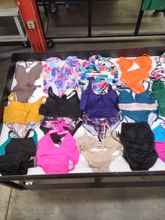 AMZN | Women's Assorted Swimwear Sets | NWT/NIB | SILVER Box | 50 Pieces | Small Boxes #A-1 - #A-22