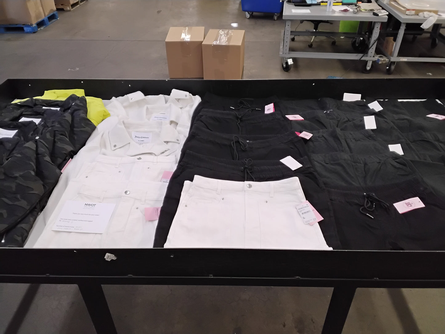 JUICY COUTURE | Women's Assorted Apparel | BRANDED BOX | NWT | 25 Pieces | Small Box #AH-20