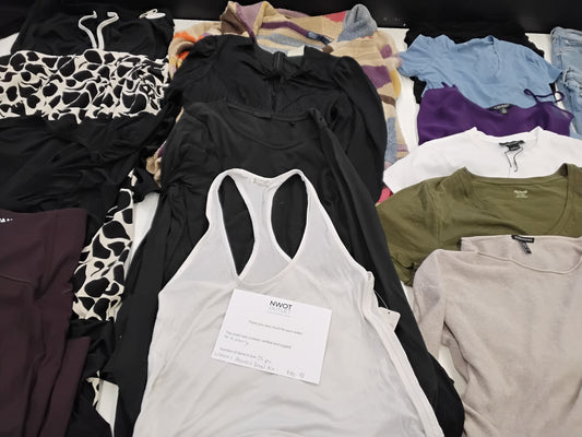 MIXED BRANDS | Women's Assorted Apparel | BRANDED BOX | Shelf-Pulls/Returns | 25 Pieces | Small Box #AG-90