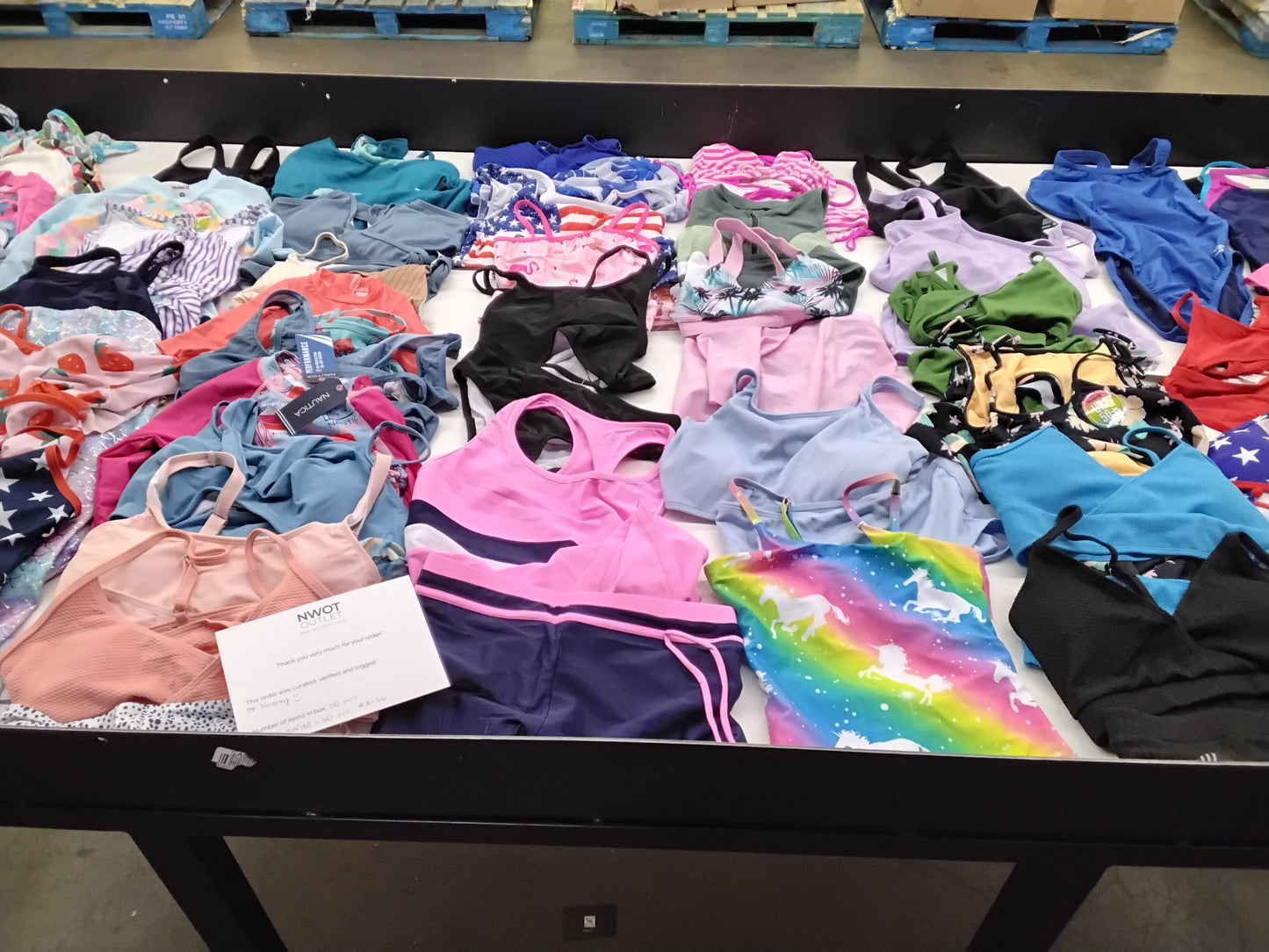 AMZN | Women's Assorted Swimwear Sets | NWT/NIB | SILVER Box | 50 Pieces | Small Box #A-56